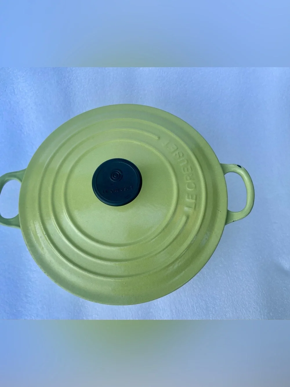 Authentic Le Creuset Enameled Cast Iron 2.75 QT Round Dutch Oven Palm Green #20
